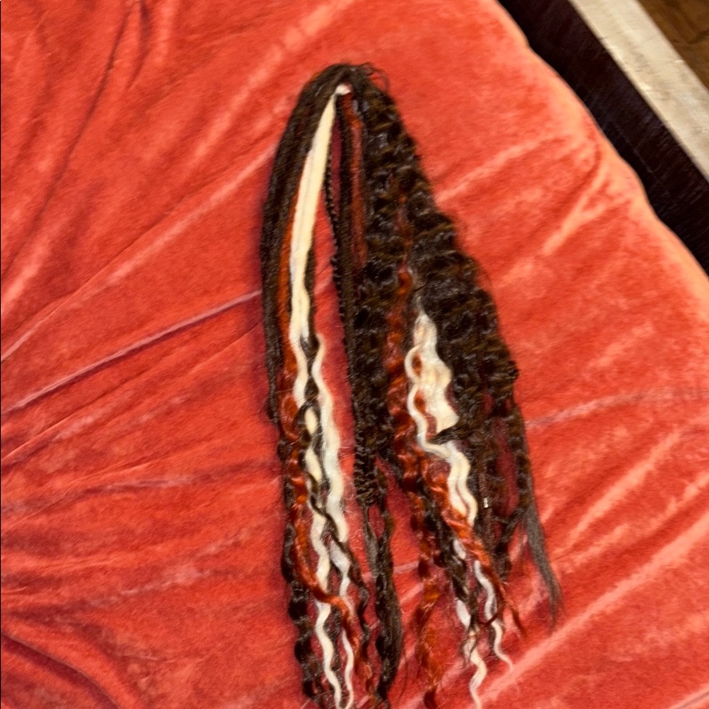 Multicolor Braided Hair Extensions